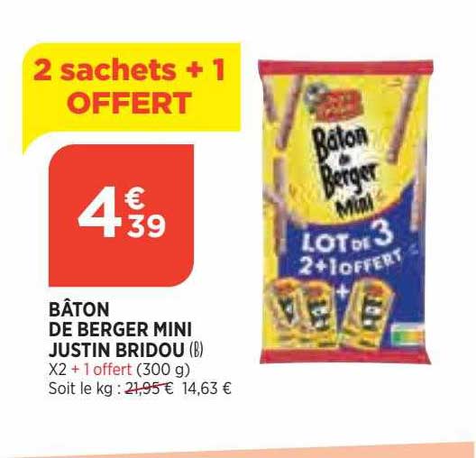 bâton de berger mini justin bridou
