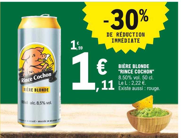 bière blonde "rince cochon"
