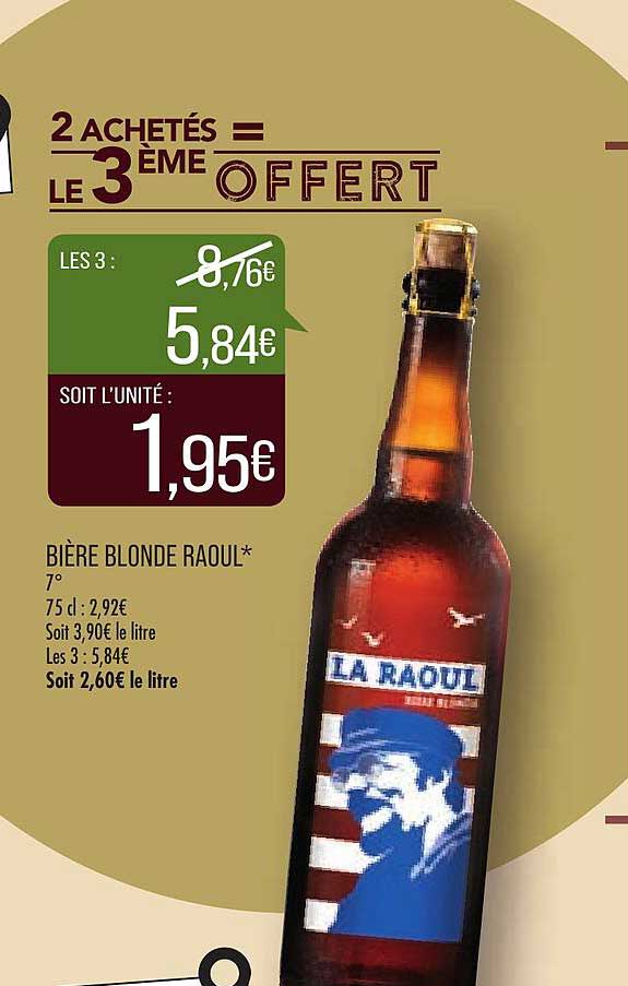 bière blonde raoul 7°