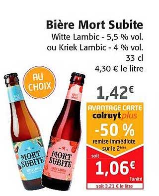 bière mort subite