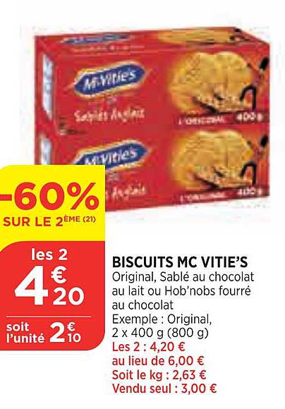 biscuits mc vitie's