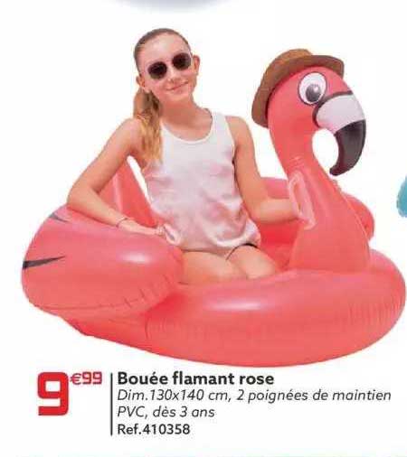 bouée flamant rose