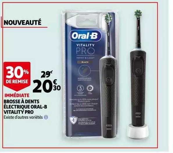 brosse à dents électrique oral-b vitality pro