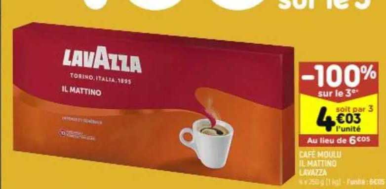Café Moulu Il Mattino Lavazza