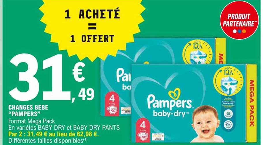 Changes Bébé "pampers"