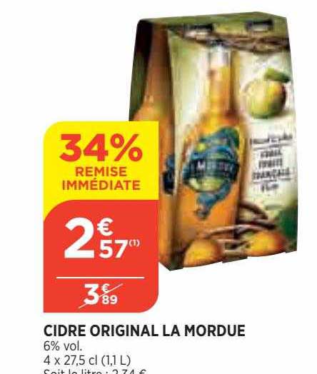 cidre original la mordue