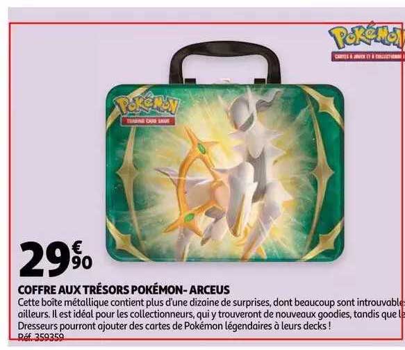 coffre aux trésors pokémon-arceus