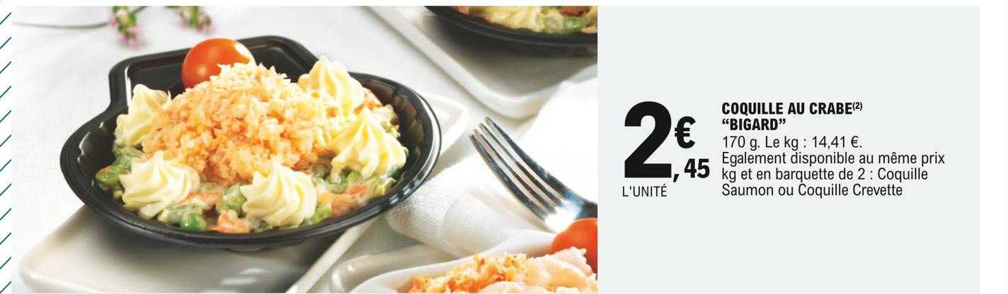 Coquille Au Crabe "bigard"