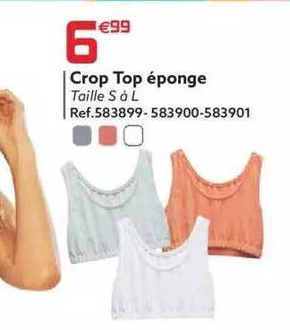 crop top éponge