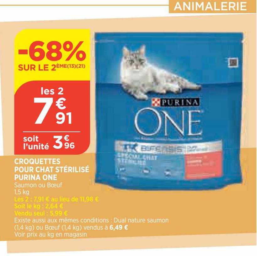 Croquettes Pour Chat Stérilisé Purina One