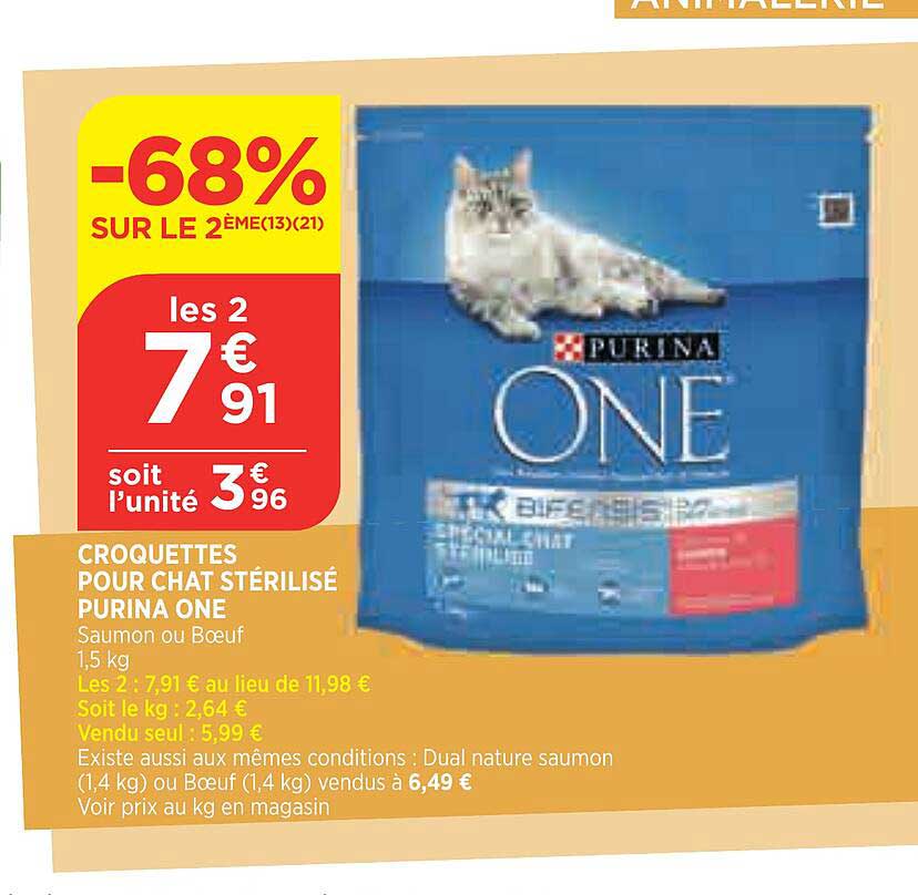 Croquettes Pour Chat Stérilisé Purina One