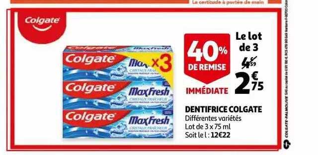 Dentifrice Colgate