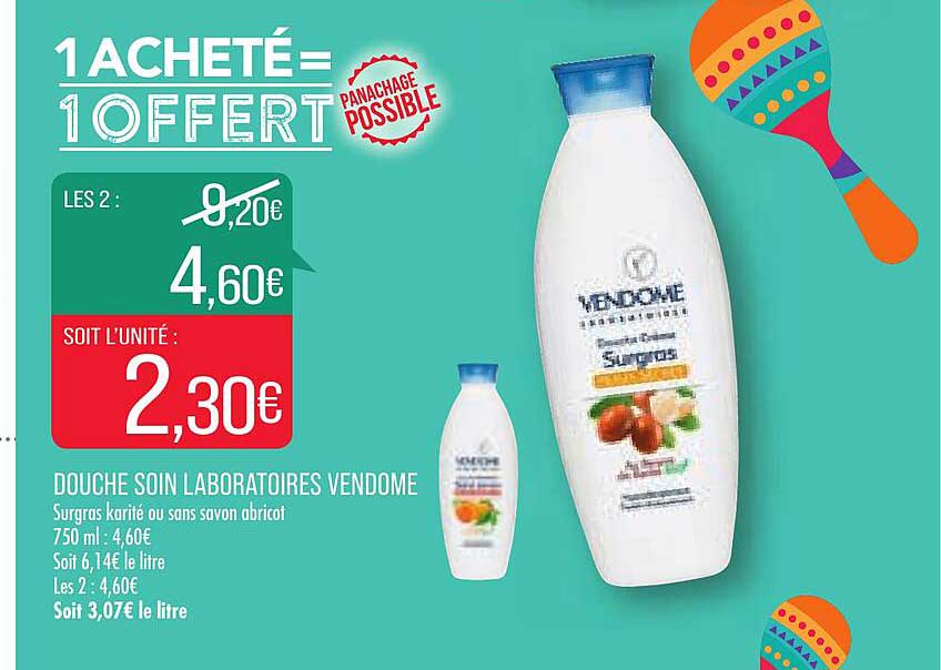 douche soin laboratoires vendome