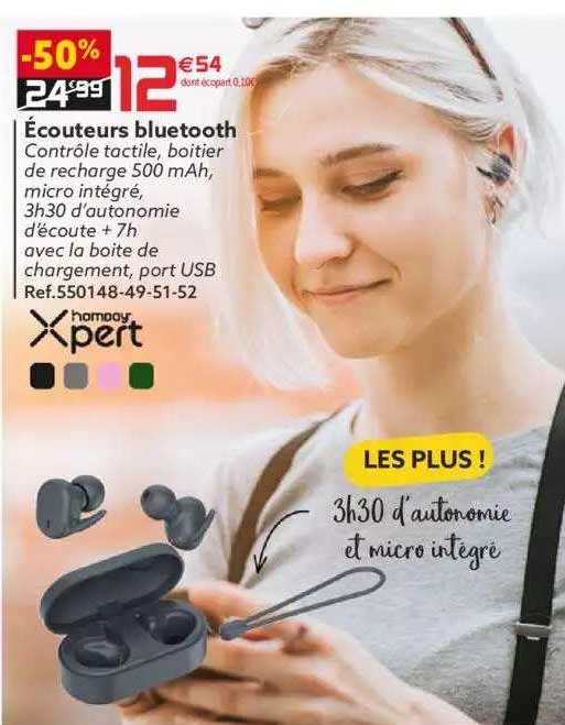 écouteurs Bluetooth