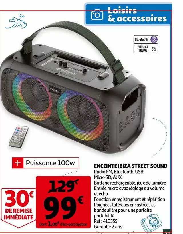 enceinte ibiza street sound
