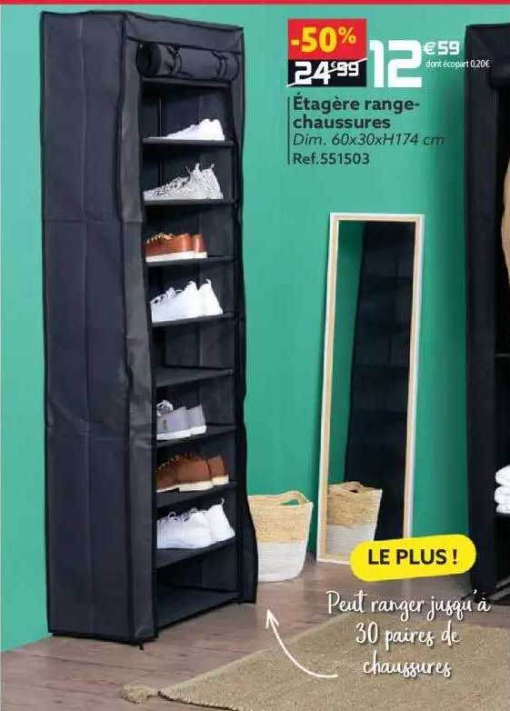 étagère range-chaussures