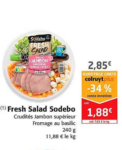 fresh salad sodebo