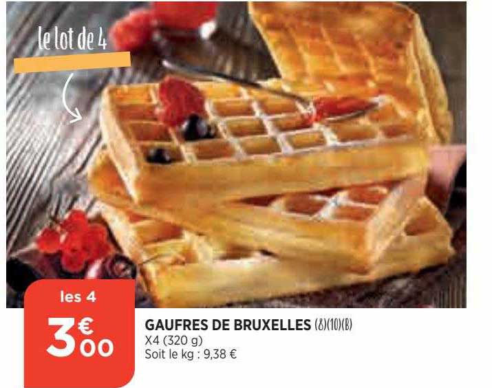 gaufres de bruxelles