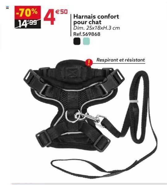 Harnais Confort Pour Chat