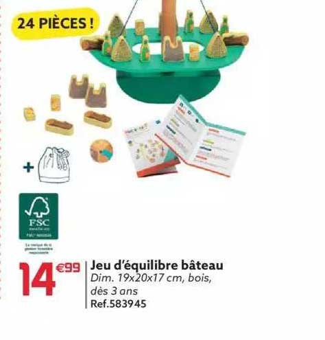 jeu d'équilibre bâteau