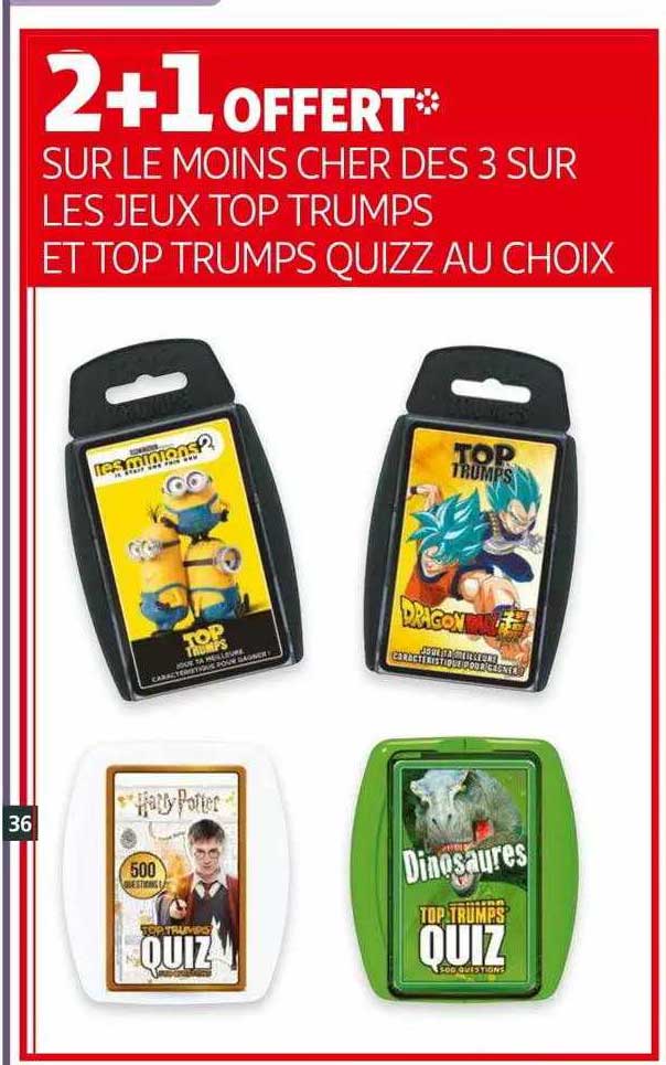 jeux top trumps et top trumps quizz