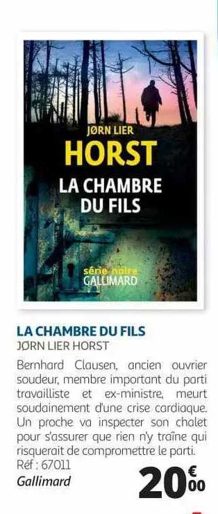 la chambre du fils - jorn lier horst