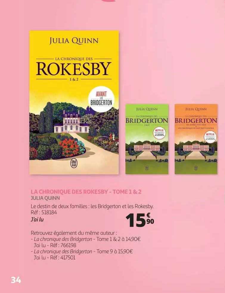 la chronique des rokesby - tome 1 & 2 - julia quinn