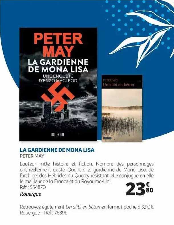 La Gardienne De Mona Lisa - Peter May
