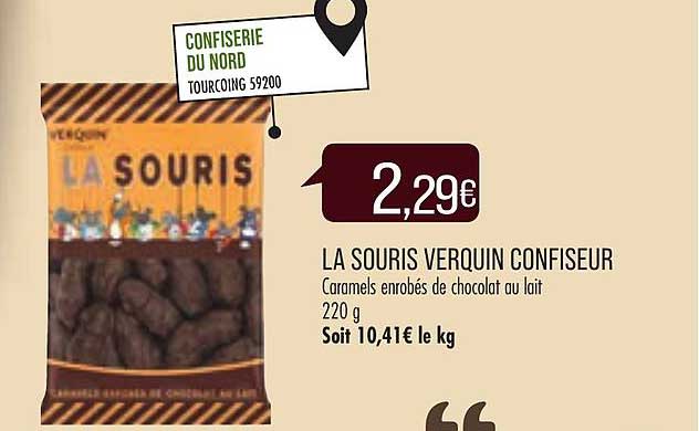 la souris verquin confiseur