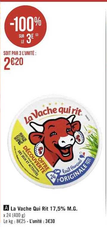 la vache qui rit 17,5% m.g.