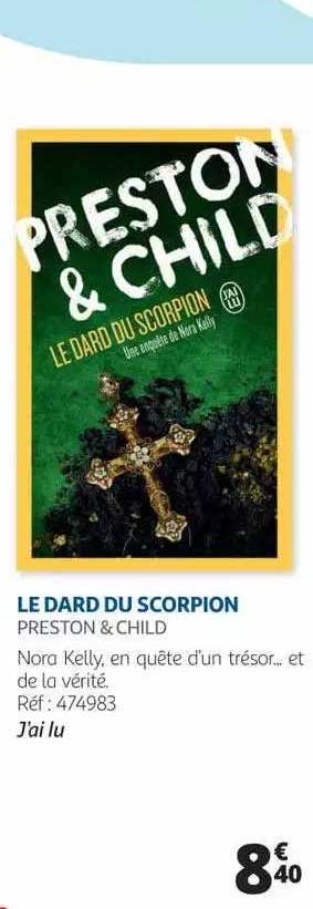 le dard du scorpion - preston & child