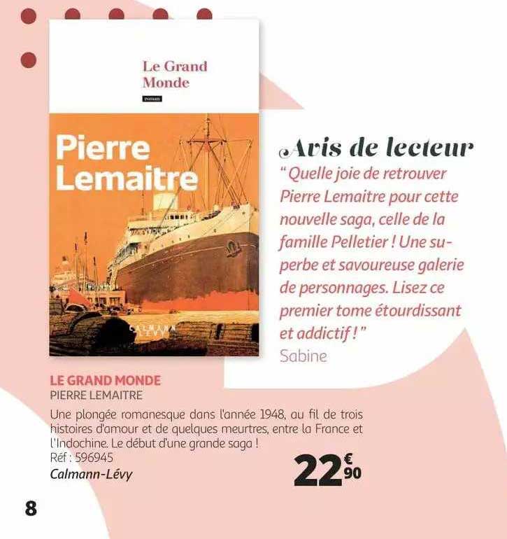 le grand monde - pierre lemaitre