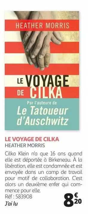 le voyage de cilka heather morris