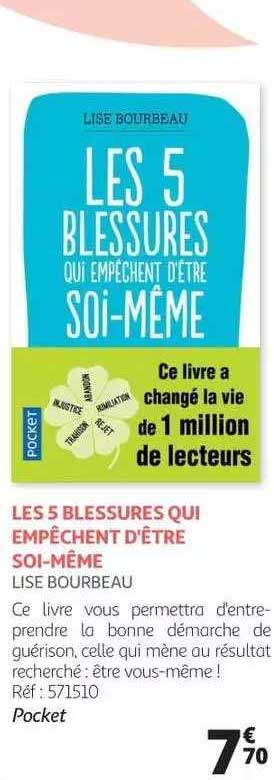 les 5 blessures qui empêchent d'être soi-même