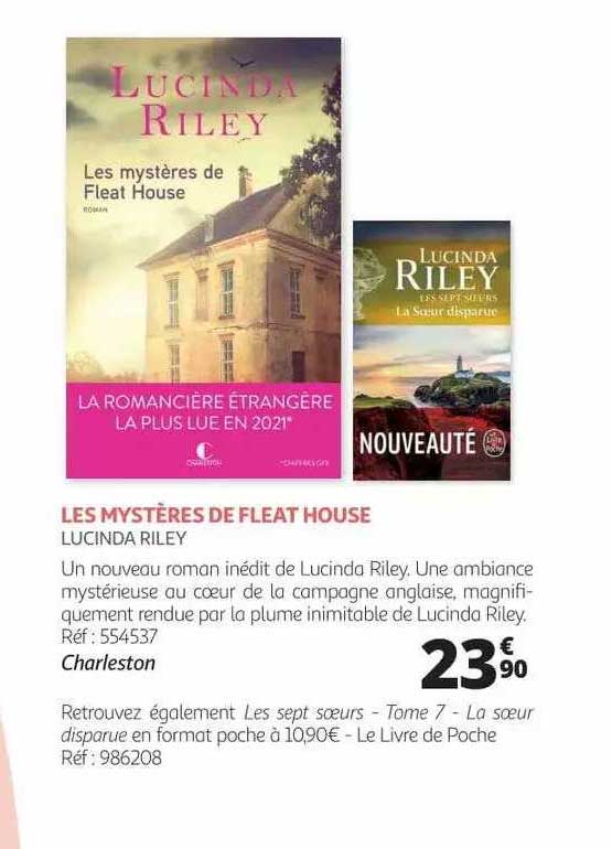 les mystères de fleat house - lucinda riley