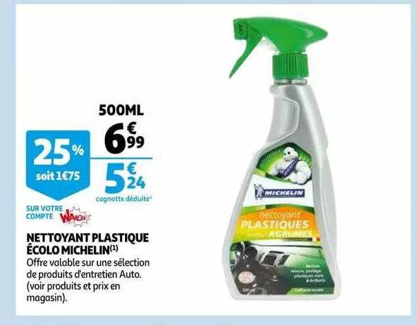 nettoyant plastique écolo michelin