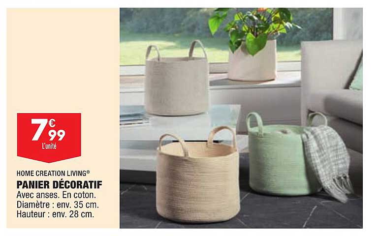 Panier Décoratif Home Création Living