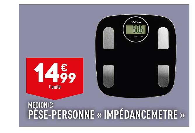 pèse-personne «impédancemètre» medion