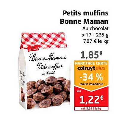 petits muffins bonne maman