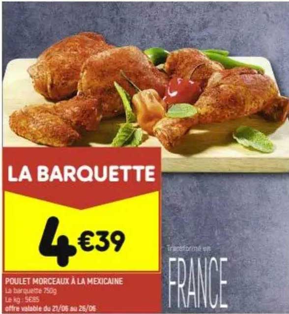 Poulet Morceaux à La Mexicaine