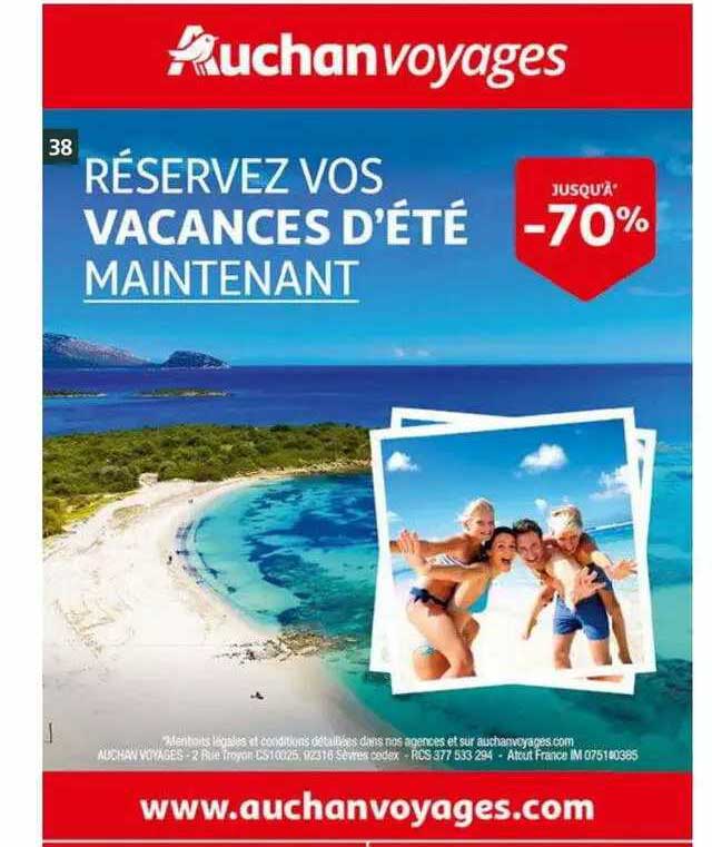 réservez vos vacances d'été