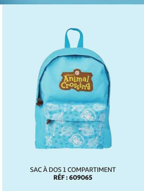 sac à dos 1 compartiment animal crossing