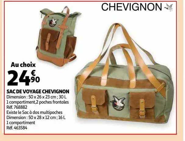 sac de voyage chevignon