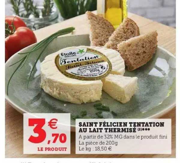 saint félicien tentation au lait thermisé
