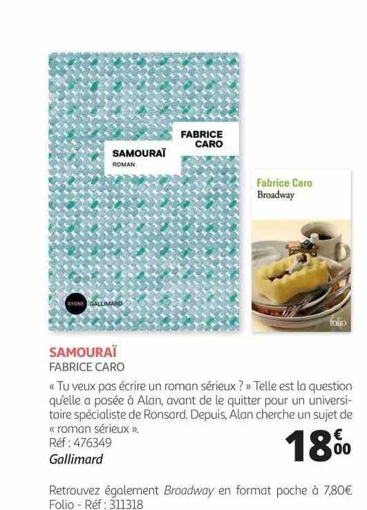 samouraï - fabrice caro