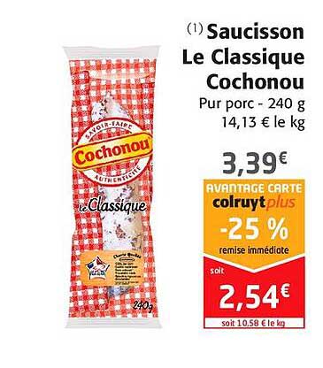 Saucisson Le Classique Cochonou