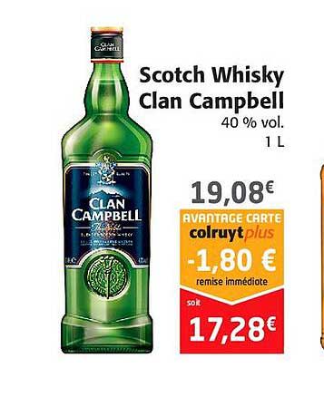 scotch whisky clan campbell