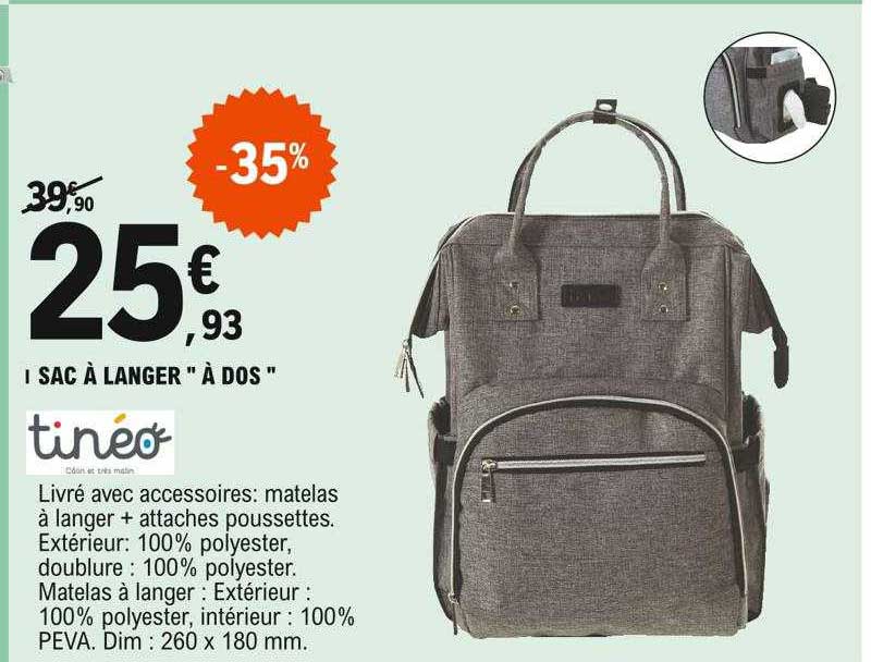 Sec à Langer "à Dos"