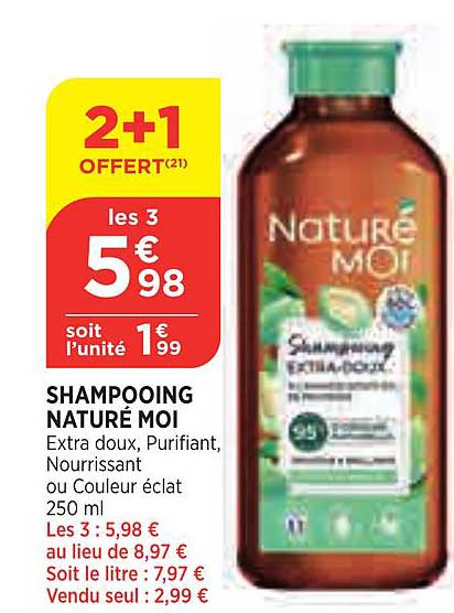 shampooing naturé moi