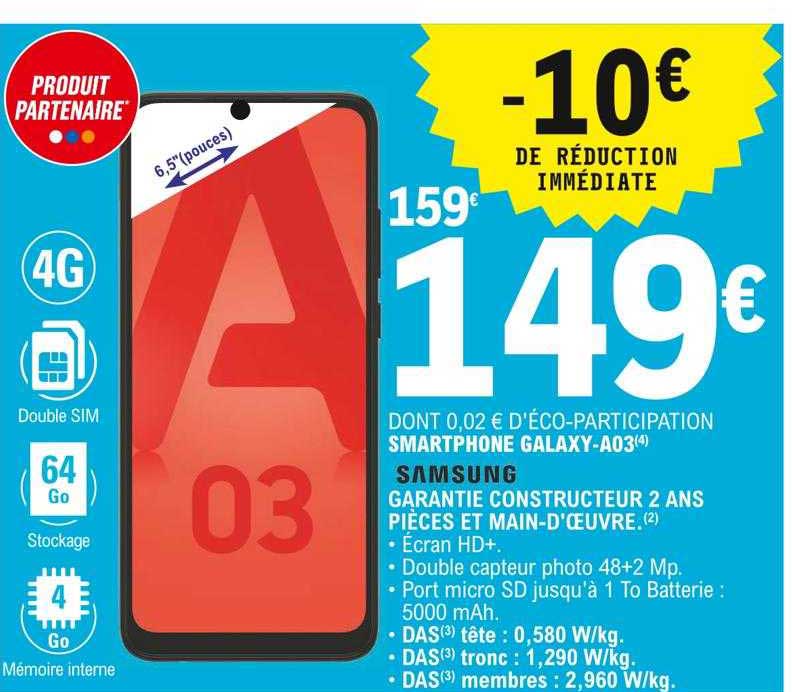 Smartphone Galaxy A03 Samsung